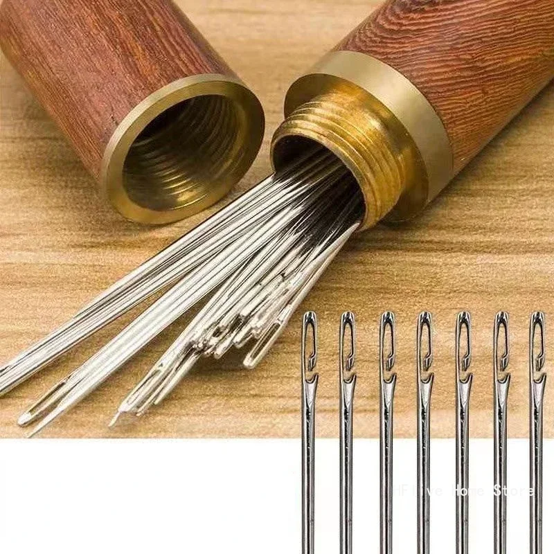 Embroidery Floss Thread - 30Pcs Stainless Steel Blind Sewing Needles