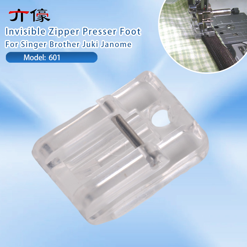 Sewing Art - Plastic Invisible Zipper Presser Foot For