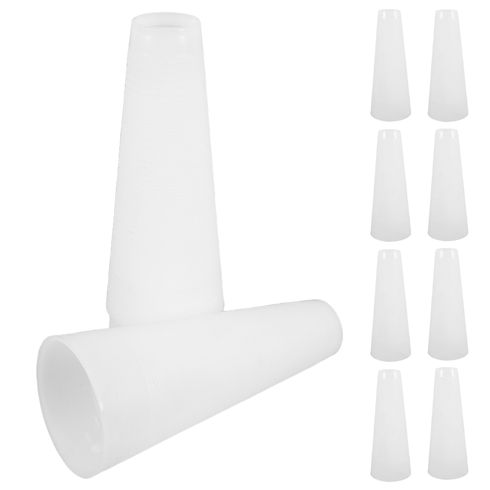 Textile For Sewing - 10Pcs Plastic Yarn Cones Cone Bobbins