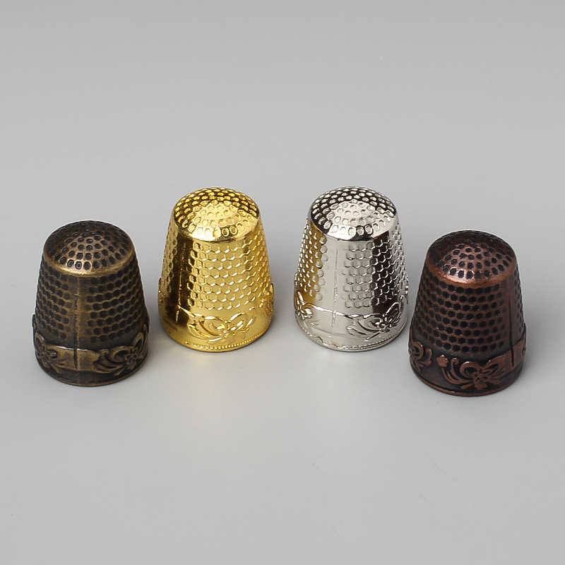 Sewing Thimble Metal - Thimble Ring Retro Finger Protector Antique
