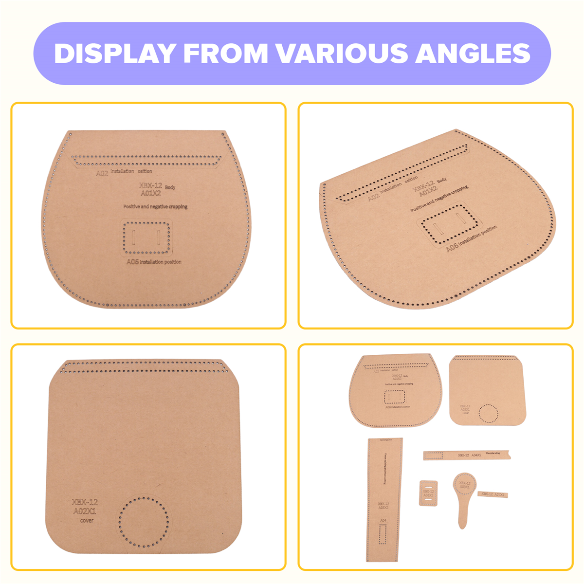 Sewing Kit - A06K DIY Leather Tool Kit Kraft