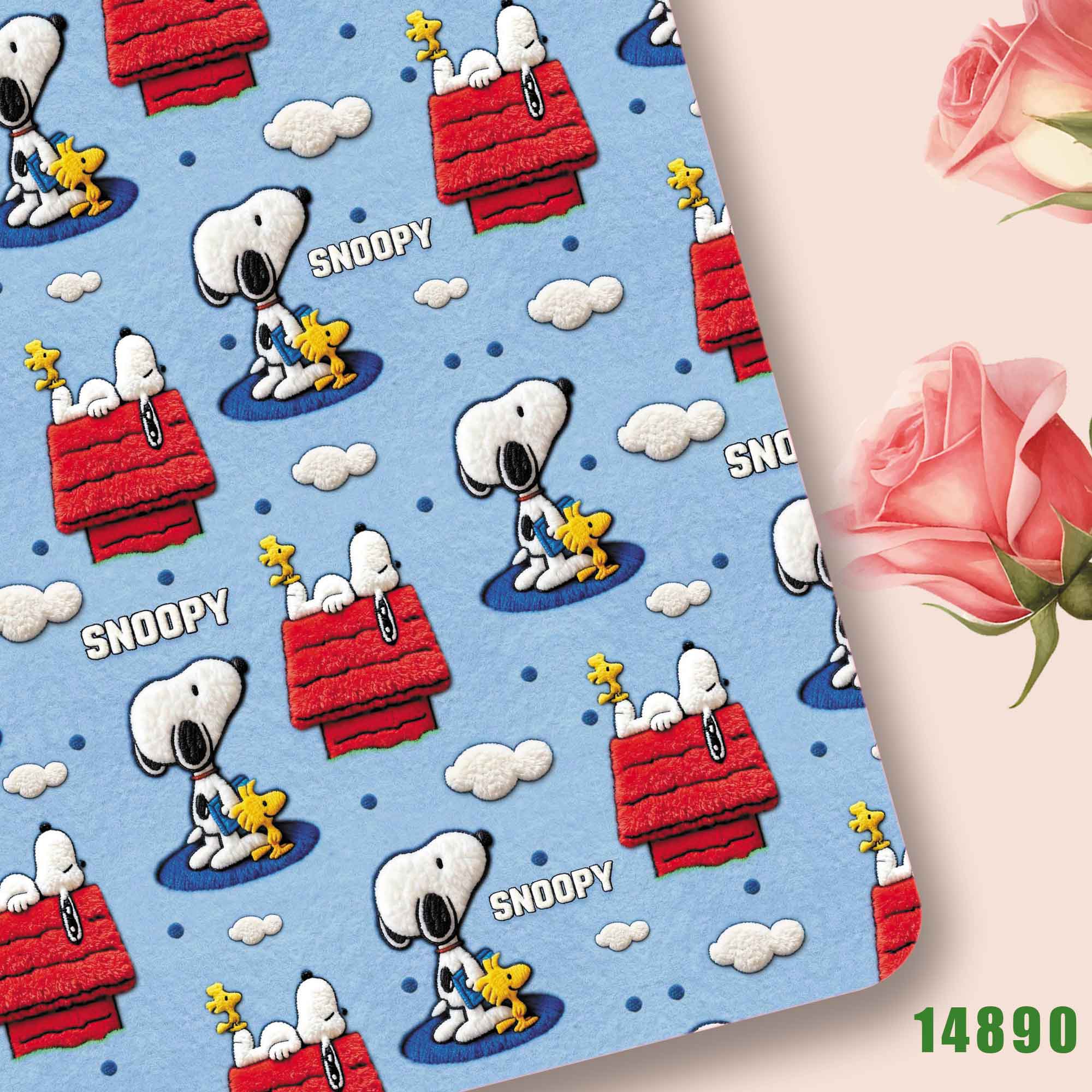Textile For Sewing - TAKARA TOMY Snoopy fabric140CM Cartoon Polyester
