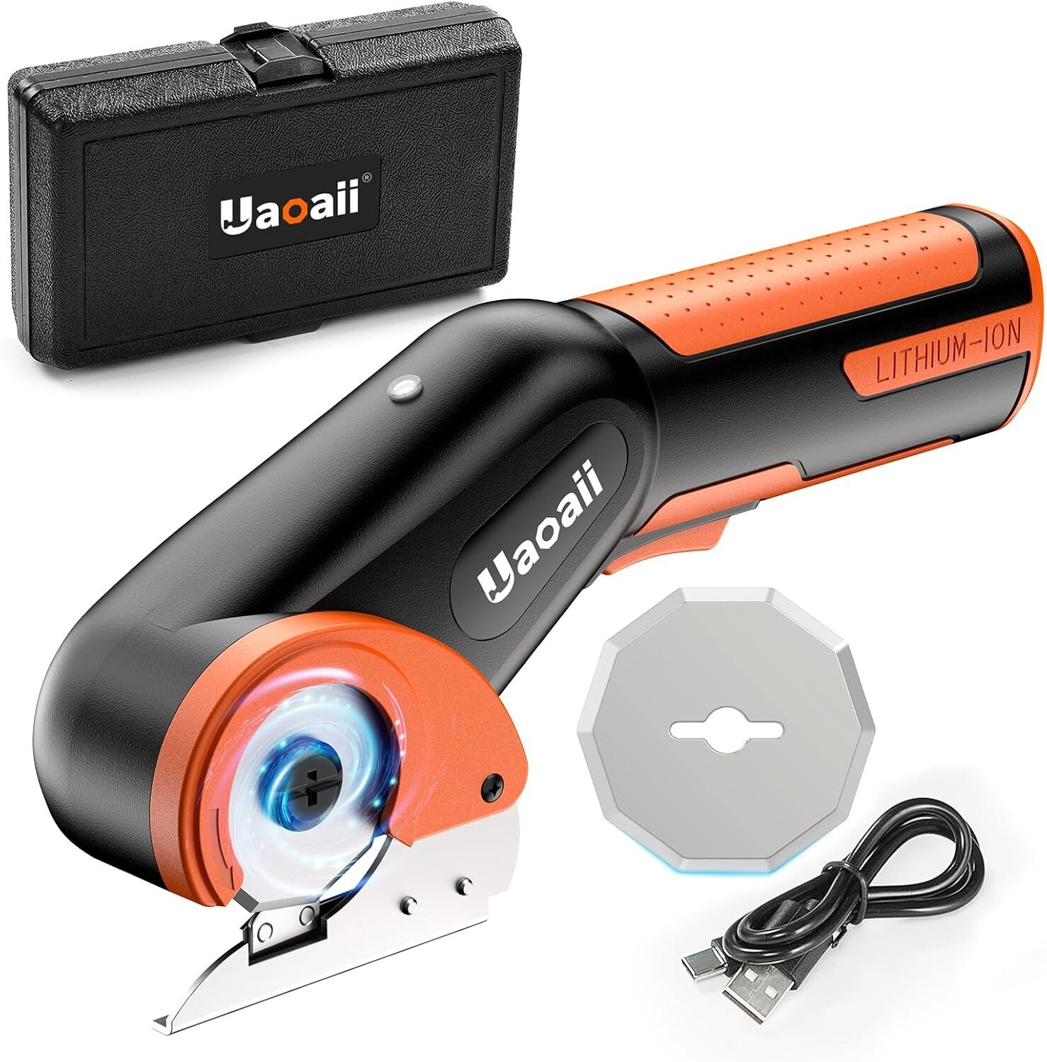 Rotary Cutter Fabric - Rechargeable Cordless Scissors Cardboard Cutter Rotary