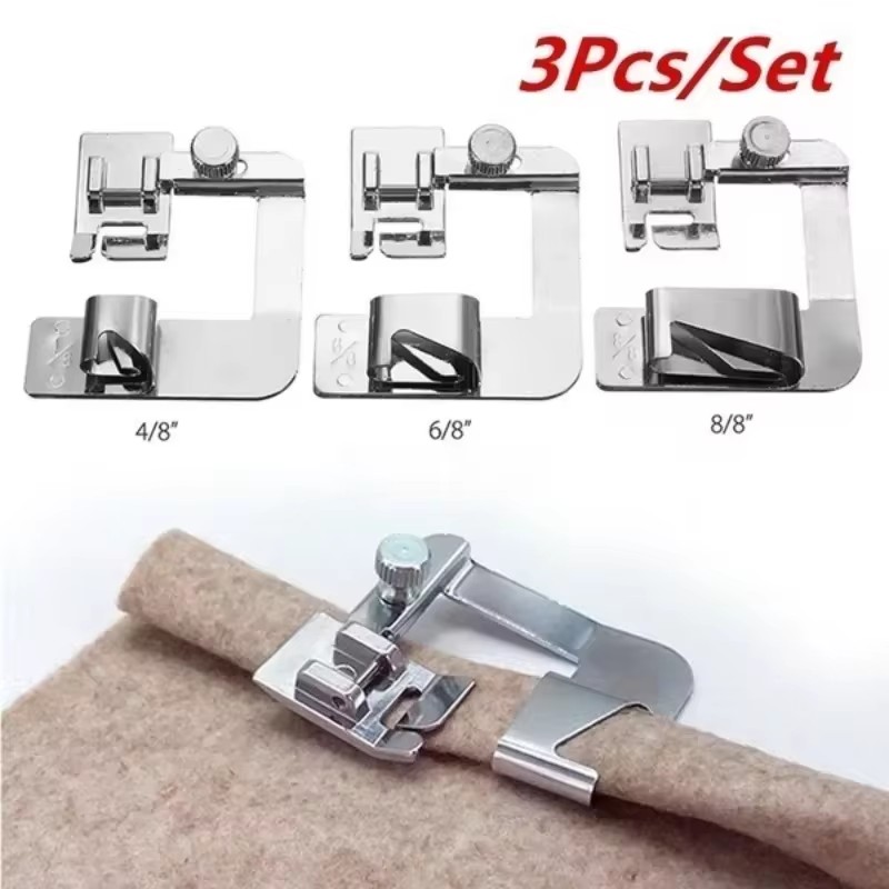 Seam Gauge Metal - Sewing Hemming Set 1/3Pcs Wide Hem