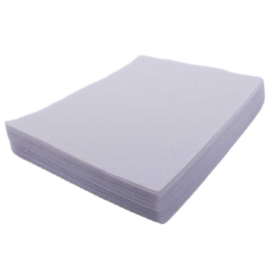 Textile Sewing Patterns - White 1mm felt Fabric colth felts