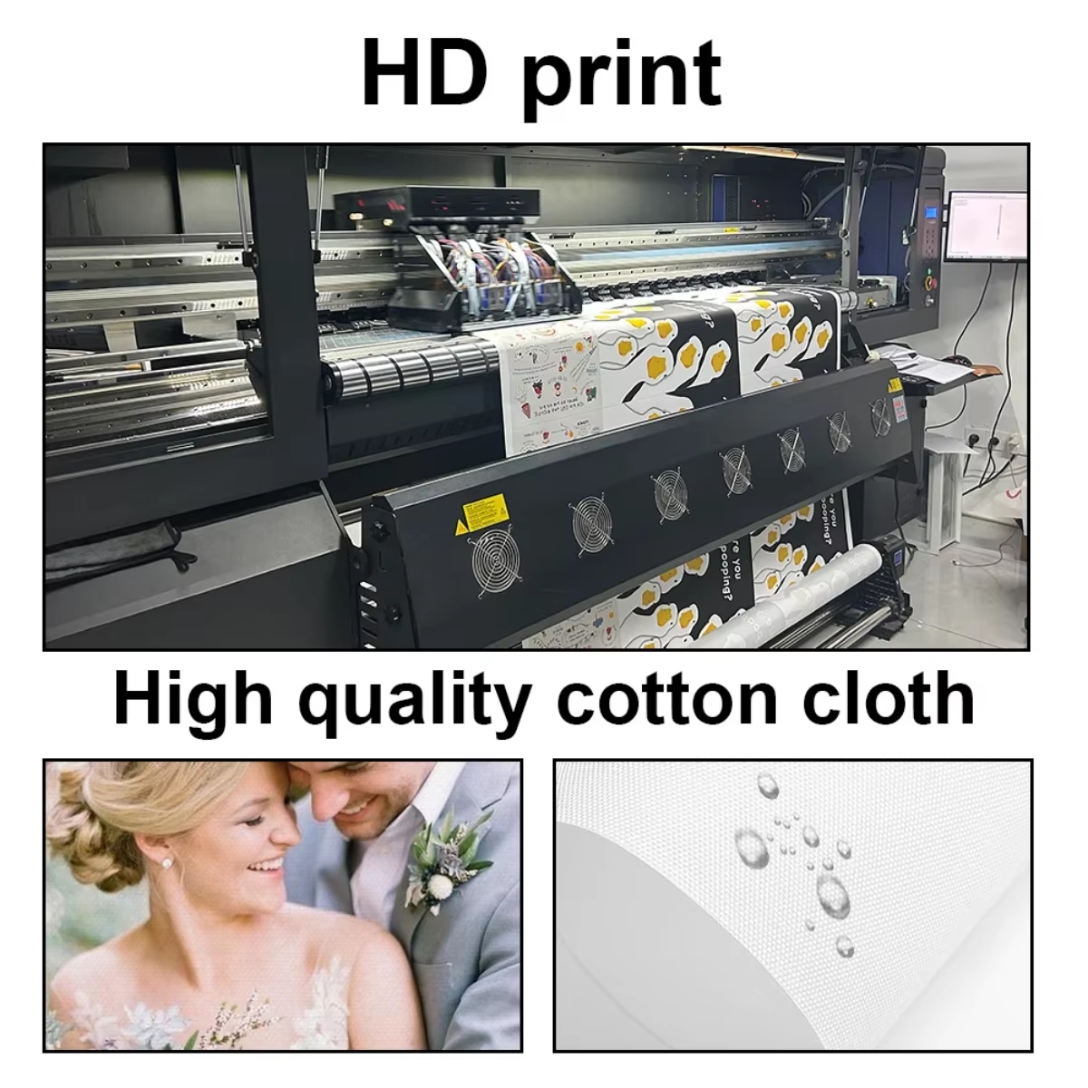 Custom Photo Canvas Poster — M - Sewing Custom ulasan dan harga