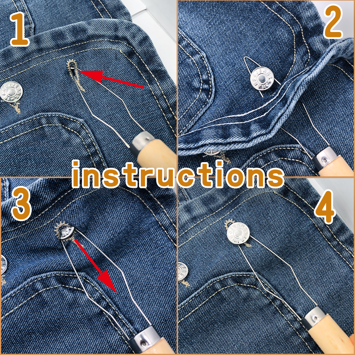 Quick Button Insertion Tool fo - Sewing Necessities ulasan dan harga