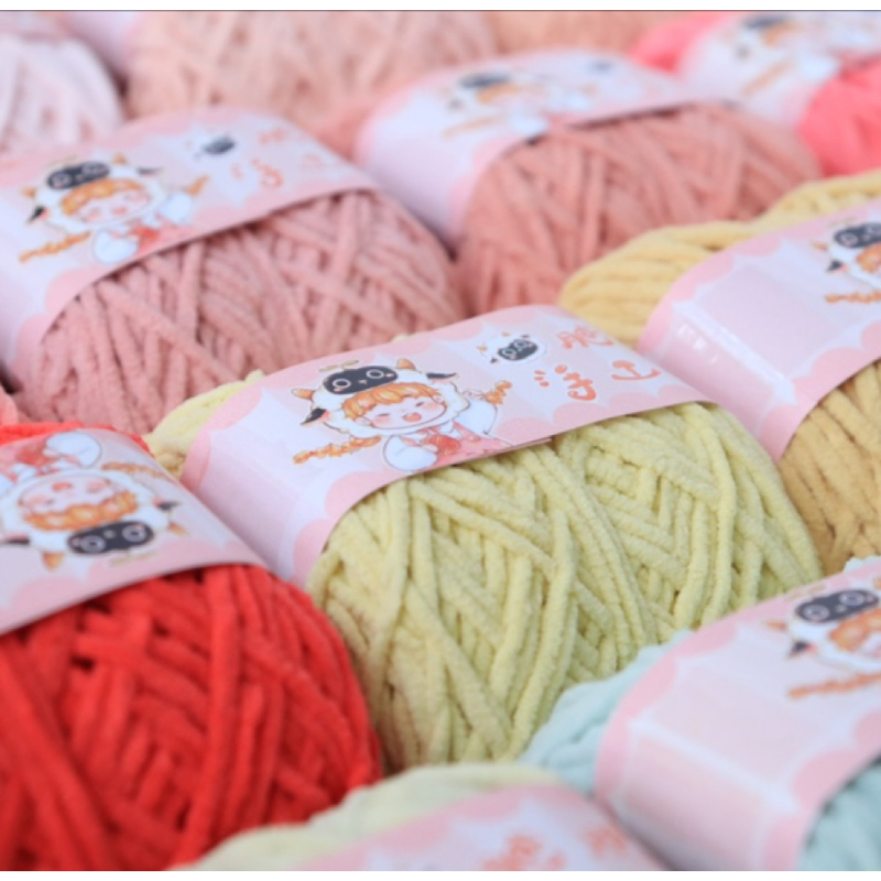40g 3mm Chenille Hand Knitting - Sewing Recycle ulasan dan harga