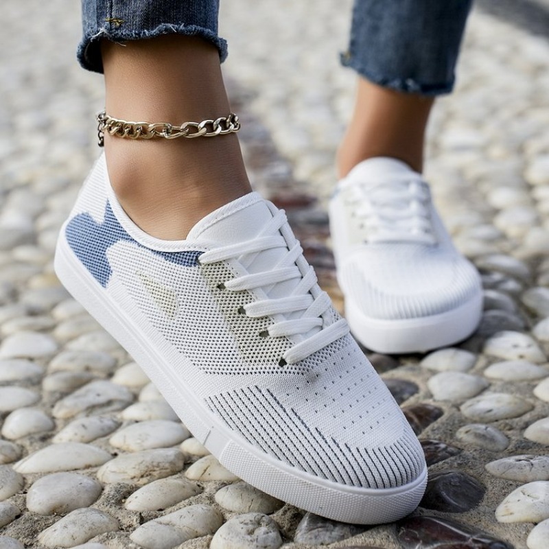 Women Casual Sneakers Woven Lo - Sewing Cloth ulasan dan harga