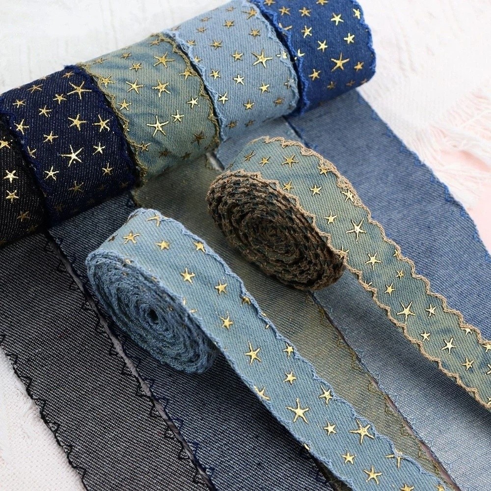 1 yard 38MM Width Denim Cloth  - Textile Sewing Patterns ulasan dan harga