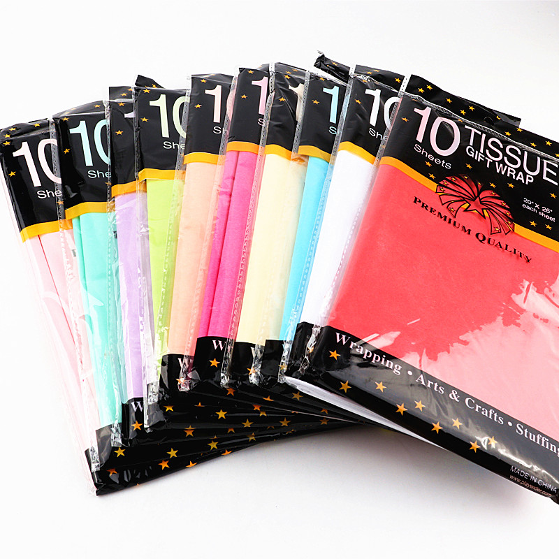 10Sheets/bag Tissue Paper Flow - Pattern Tissue Paper ulasan dan harga