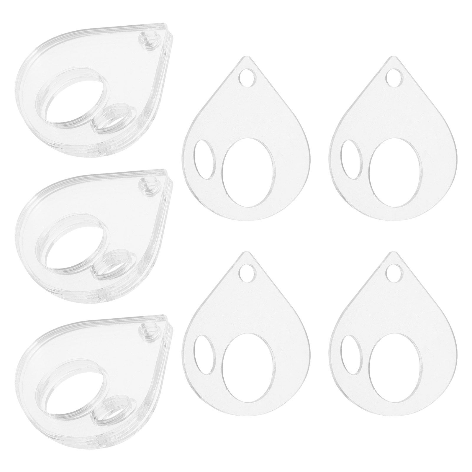 20Pcs Acrylic Bobbins Clear Th - Embroidery Floss Thread ulasan dan harga
