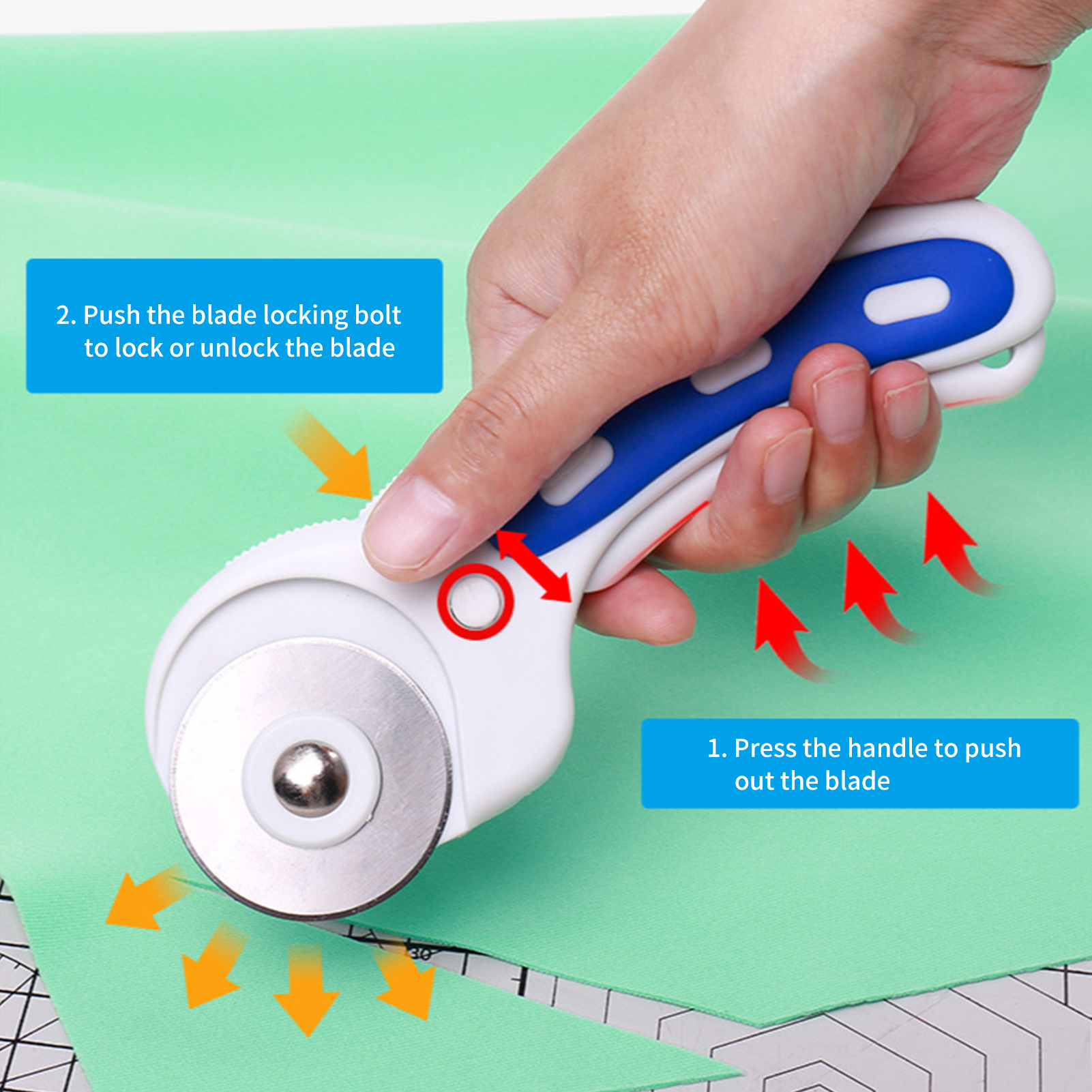 KW-triO Rotary Cutter Cutting  - Rotary Cutter Fabric ulasan dan harga