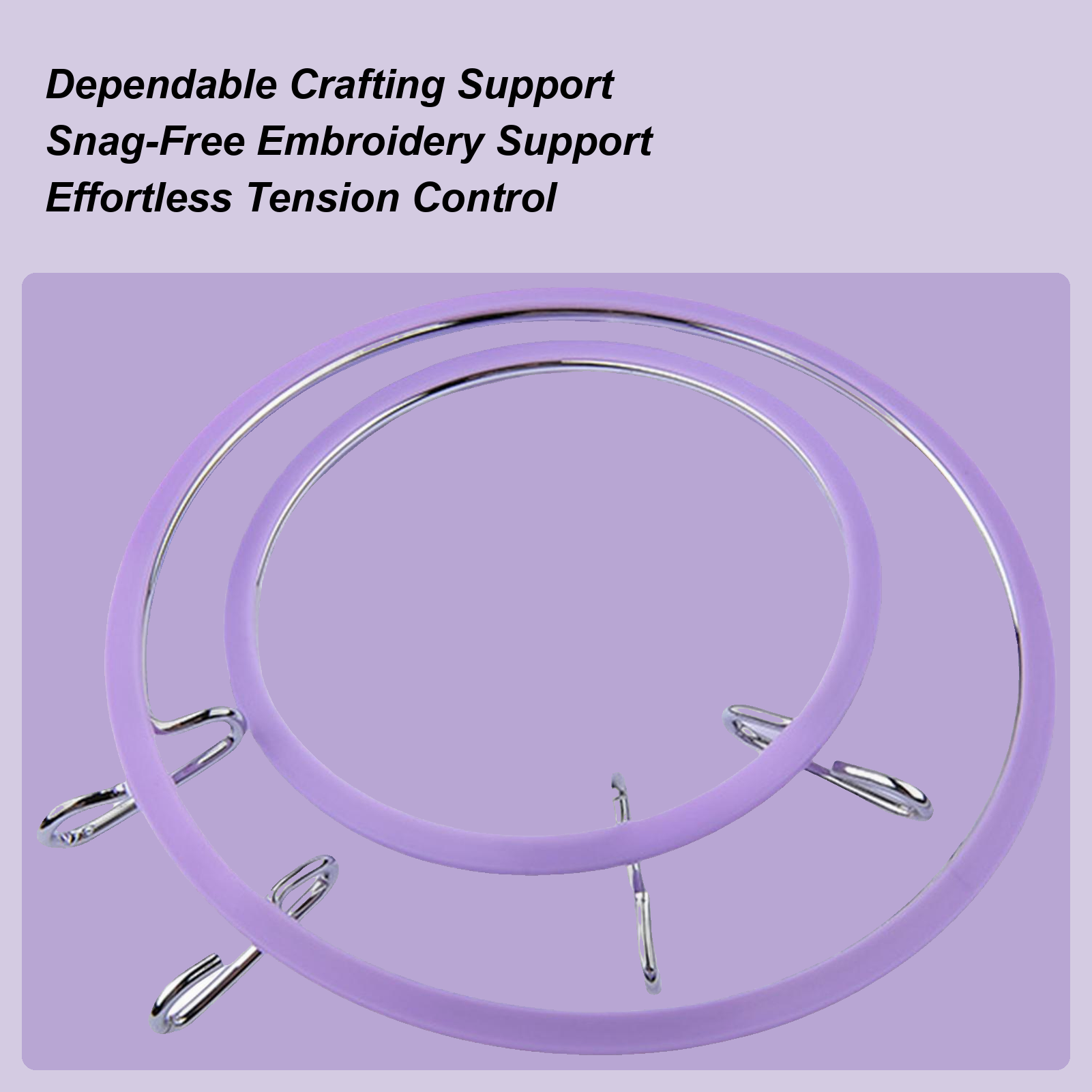 Hoop For Cross Stitching Metal - Sewing Art ulasan dan harga