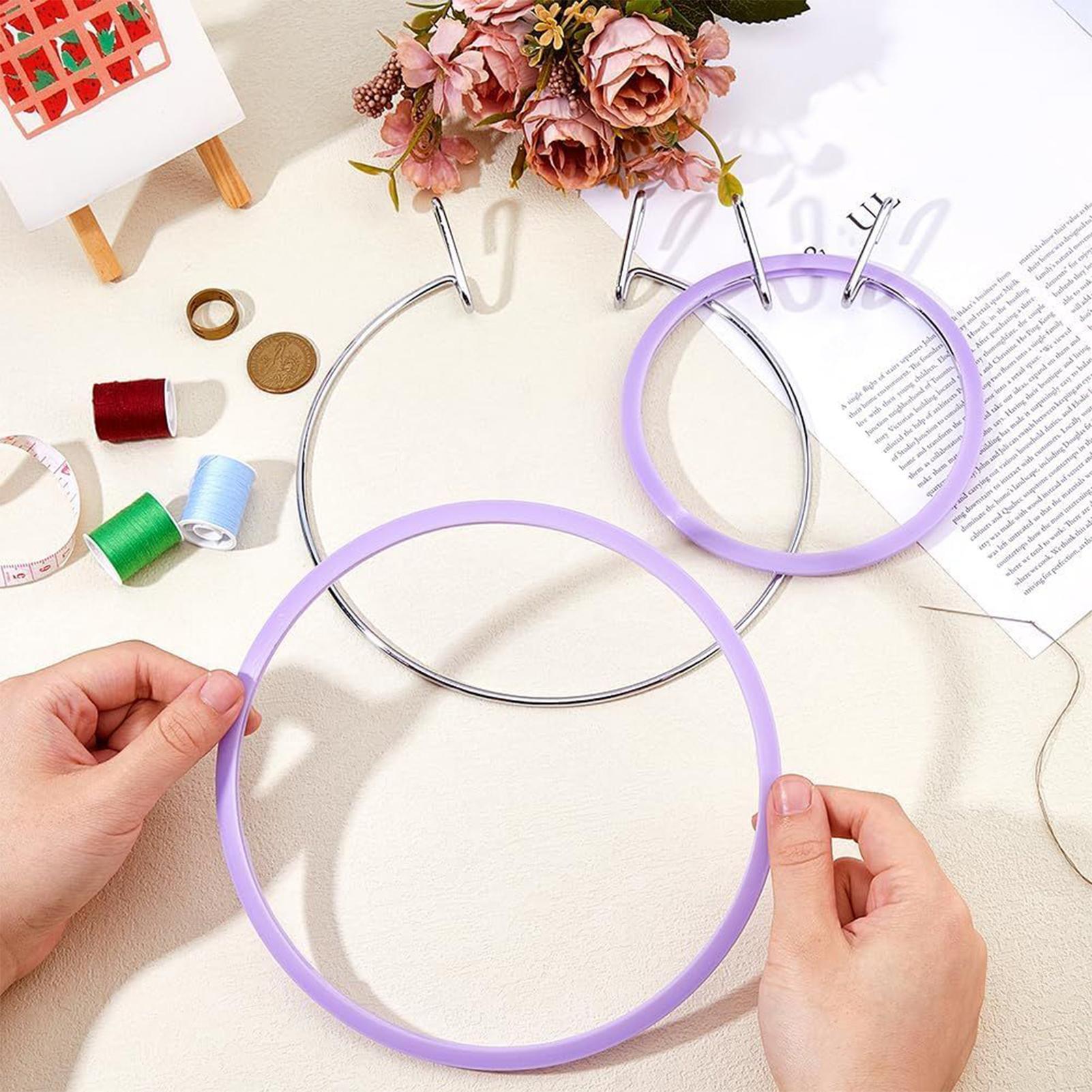 Hoop For Cross Stitching Metal - Sewing Art ulasan dan harga