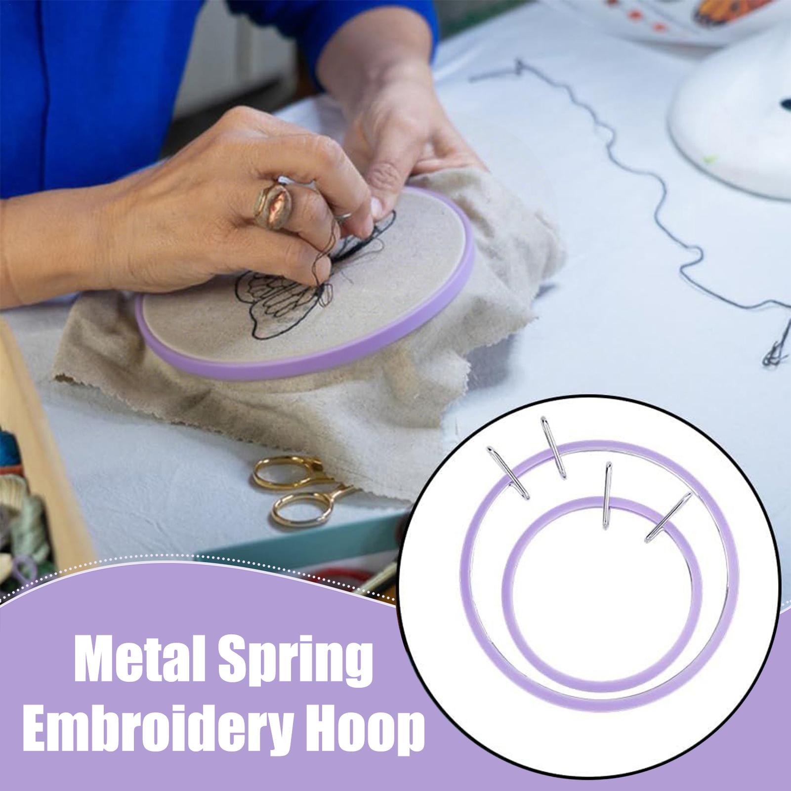 Hoop For Cross Stitching Metal - Sewing Art ulasan dan harga