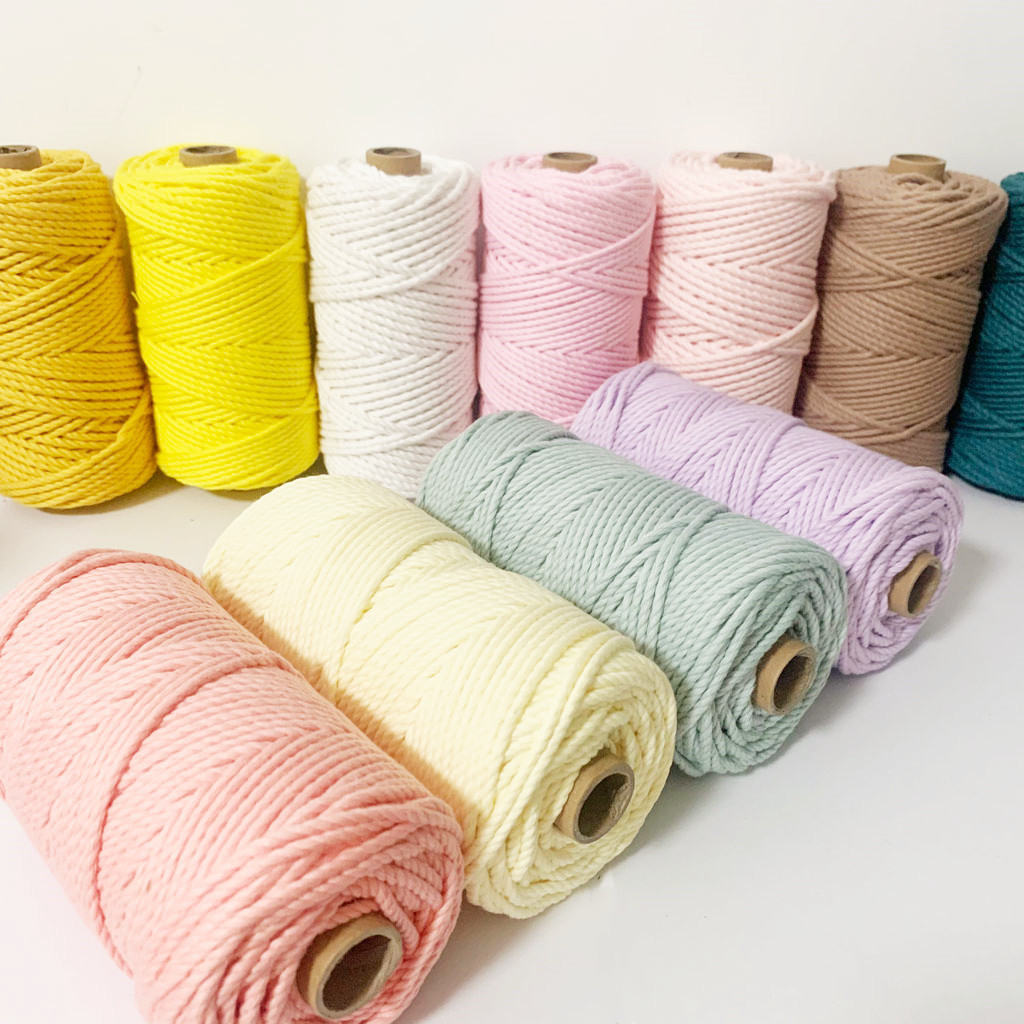 Macrame Cotton Rope Thread for - Sewing Recycle ulasan dan harga