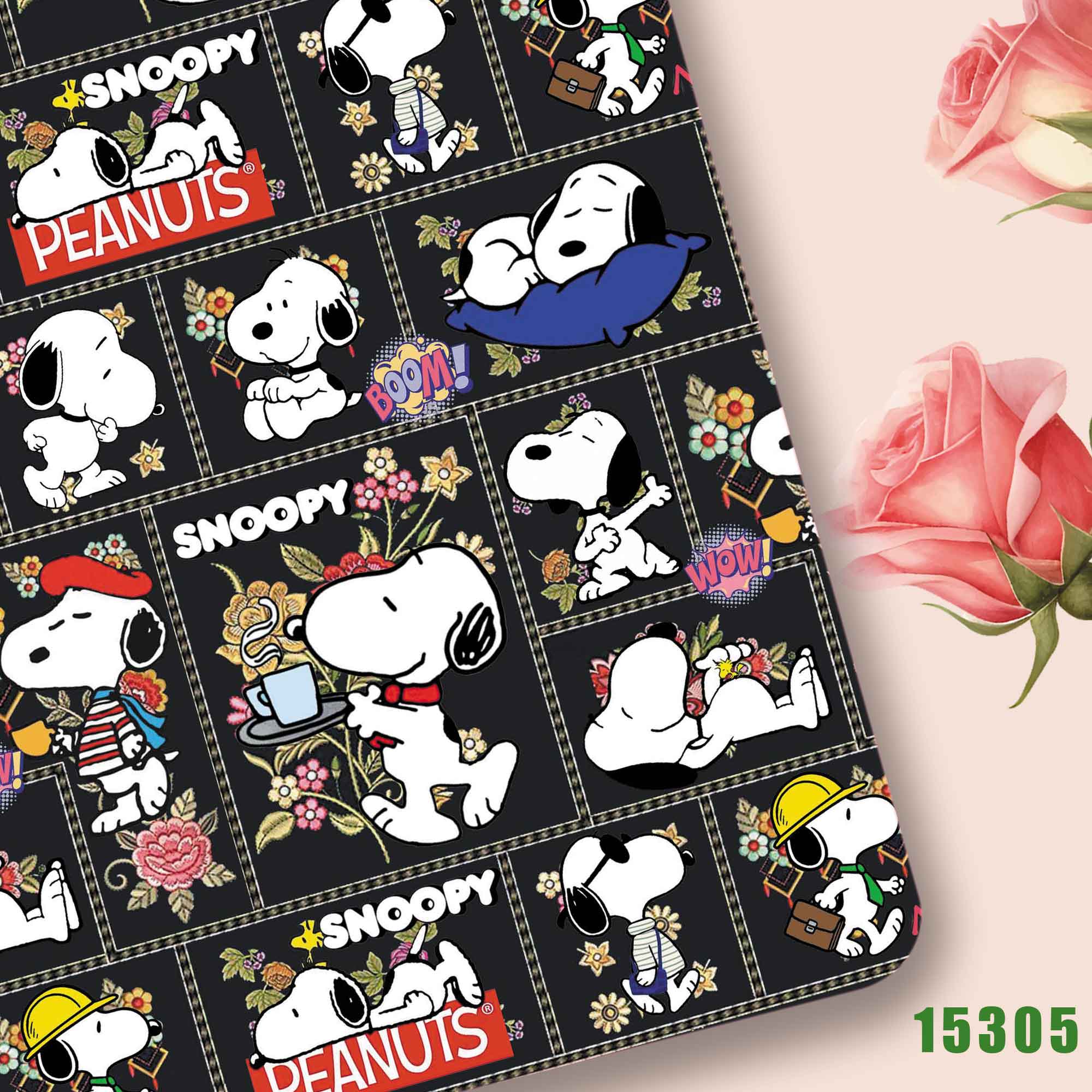 TAKARA TOMY Snoopy fabric140x5 - Textile For Sewing ulasan dan harga