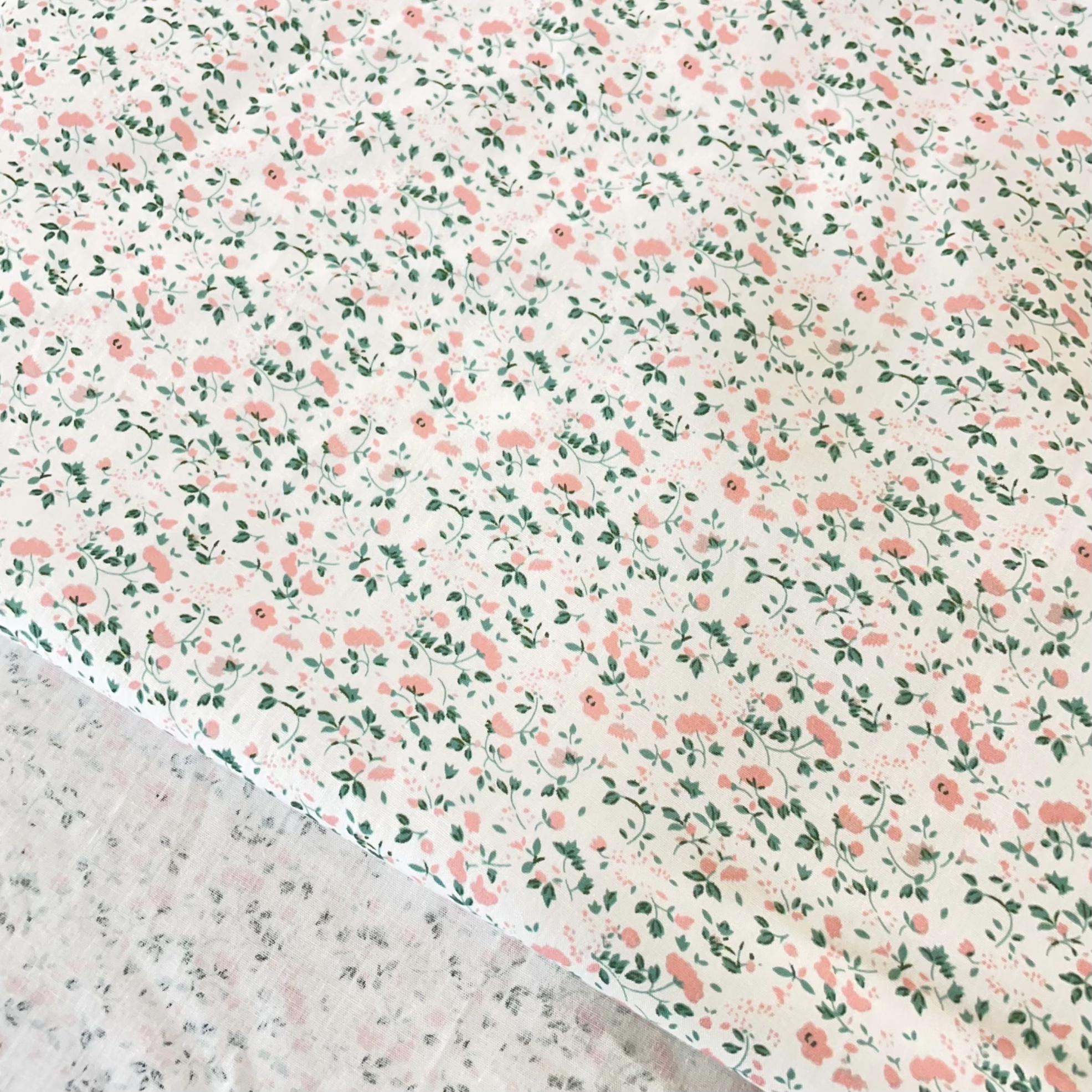 100% Cotton Floral Fabric Soft - Textile And Sewing Materials ulasan dan harga