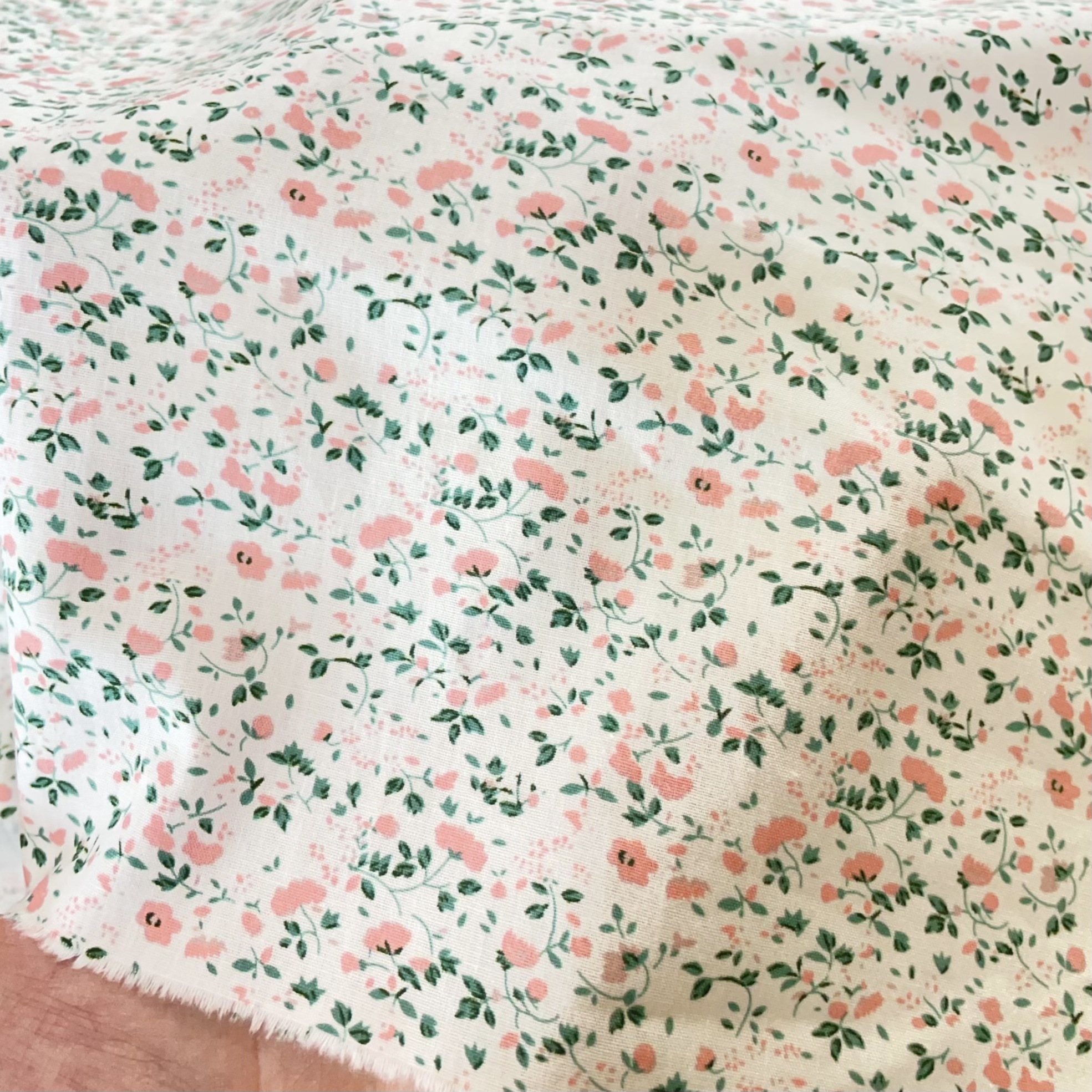 100% Cotton Floral Fabric Soft - Textile And Sewing Materials ulasan dan harga