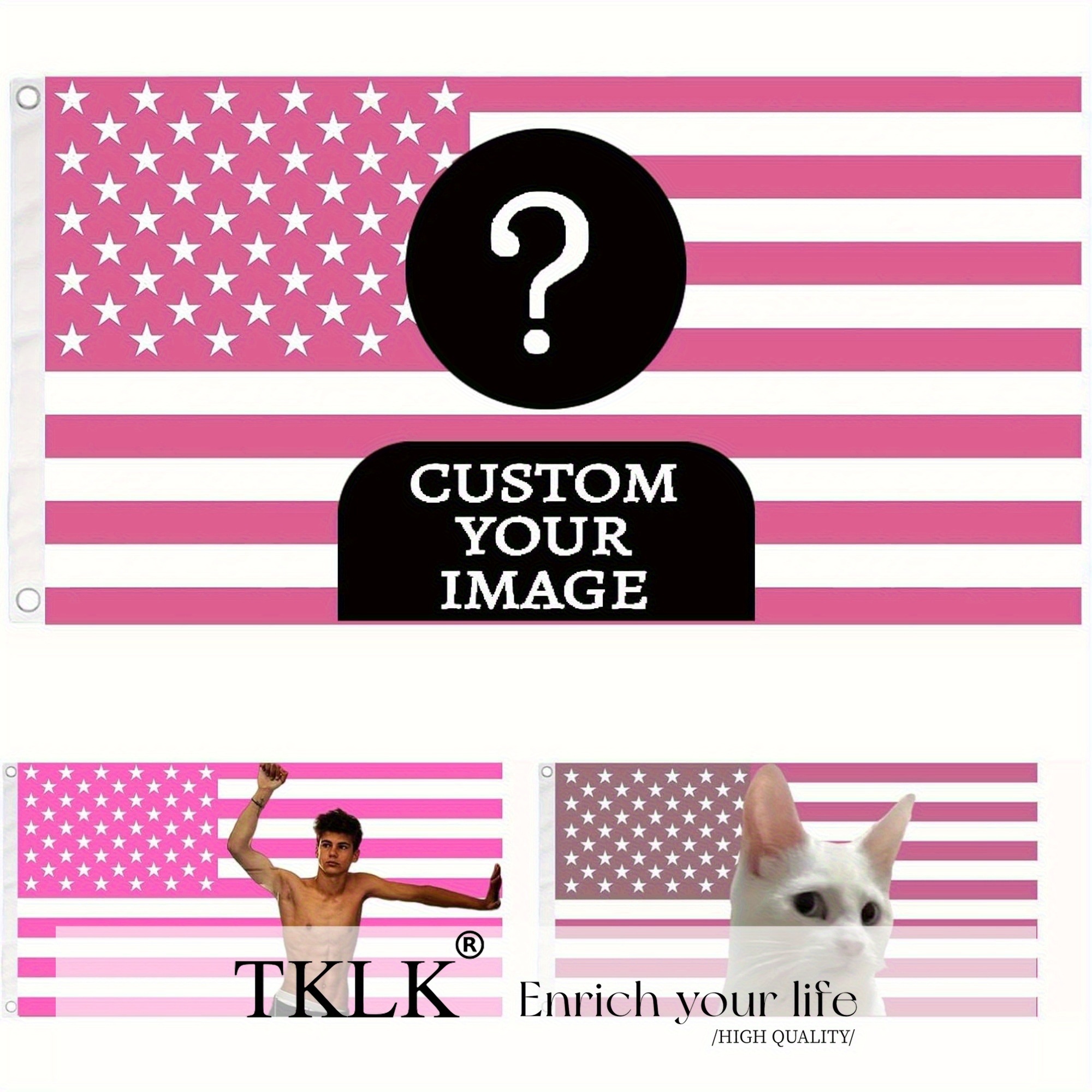 1pc Custom Classic Pink/Black  - Sewing Custom ulasan dan harga