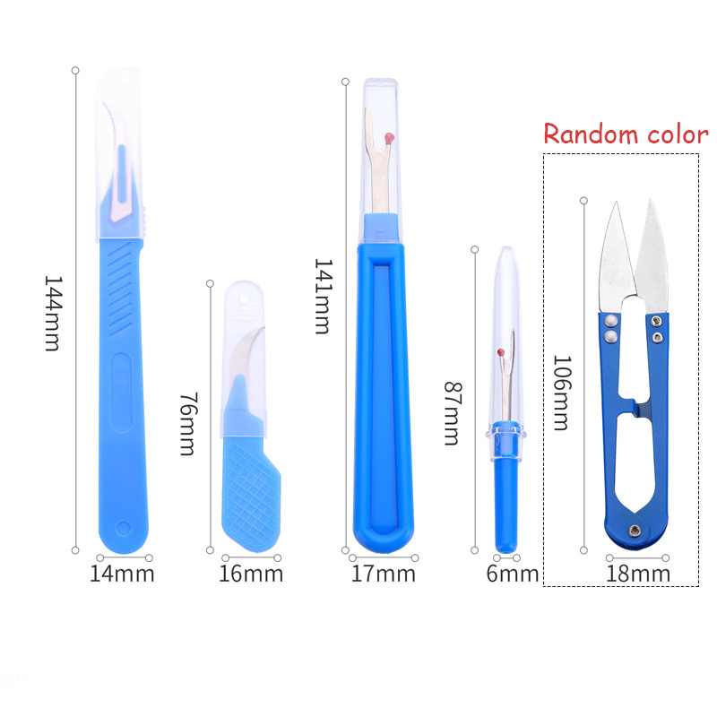 5Pcs Blue Sewing Ripper Kit wi - Sewing Kit ulasan dan harga