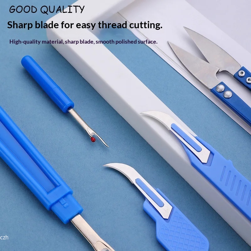 5Pcs Blue Sewing Ripper Kit wi - Sewing Kit ulasan dan harga