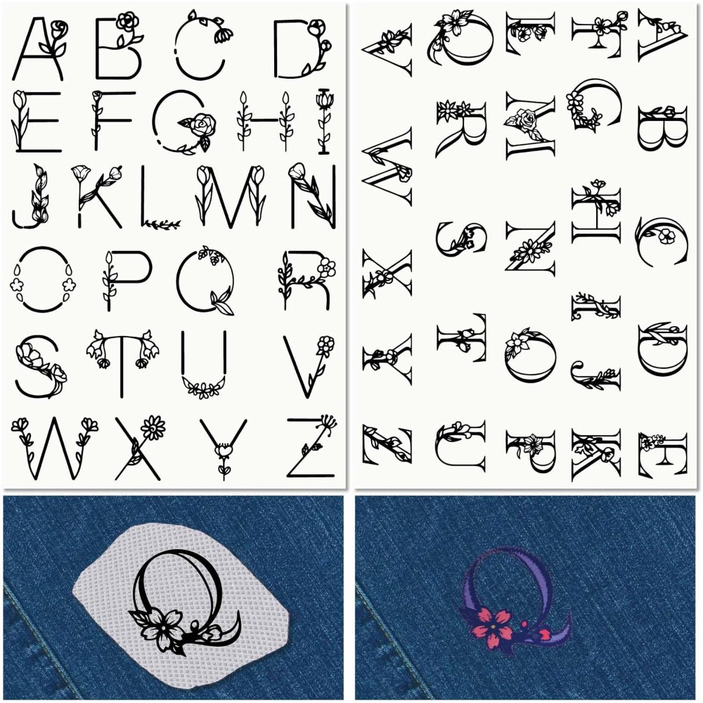 Letter A-Z Water Soluble Embro - Sewing Kit ulasan dan harga