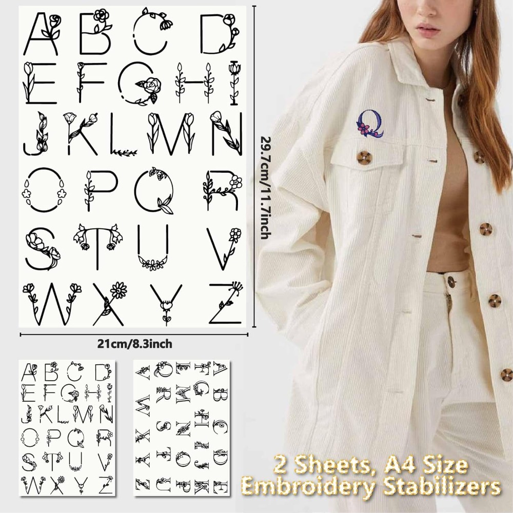 Letter A-Z Water Soluble Embro - Sewing Kit ulasan dan harga