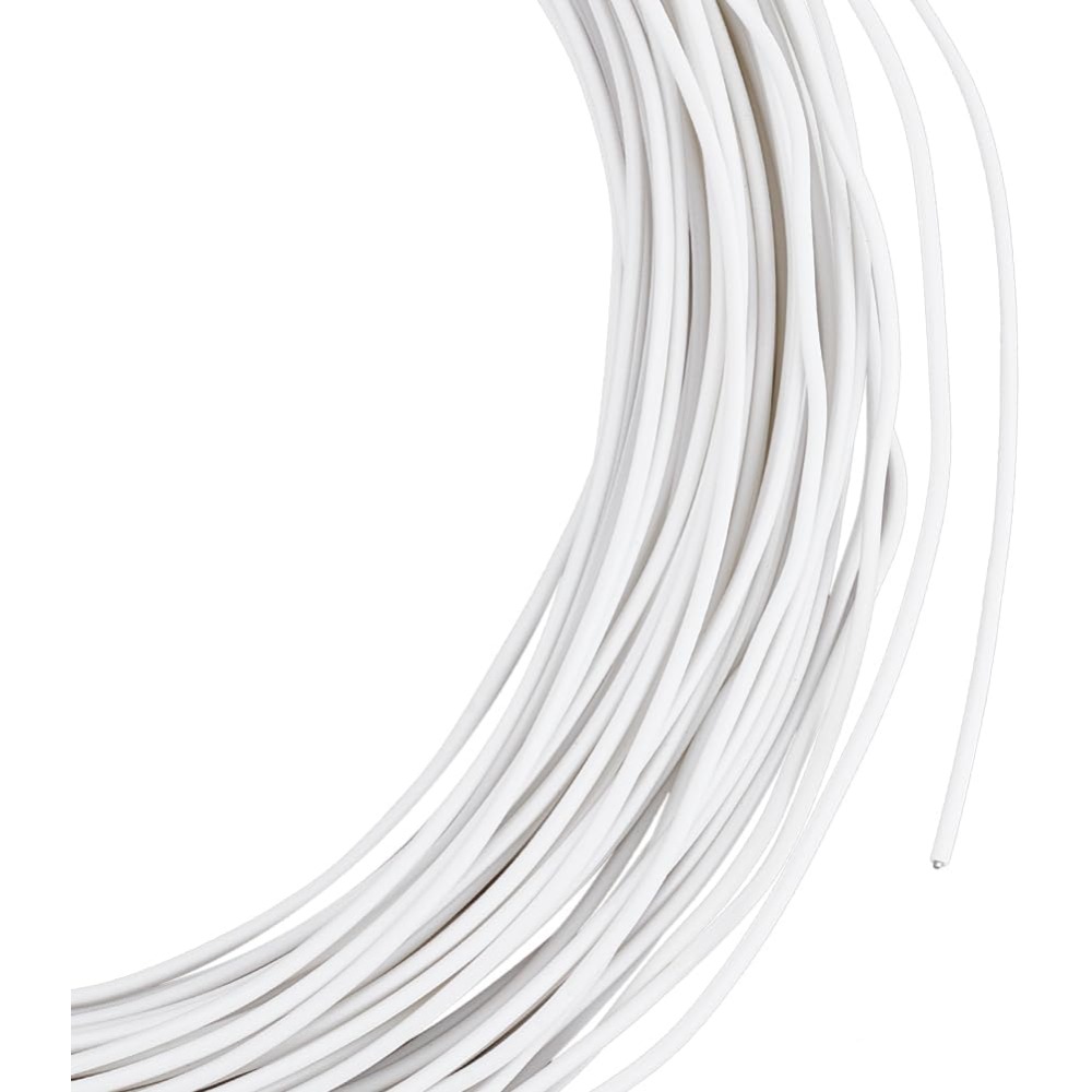 30m White Millinery Wire 2mm D - Sewing Art ulasan dan harga