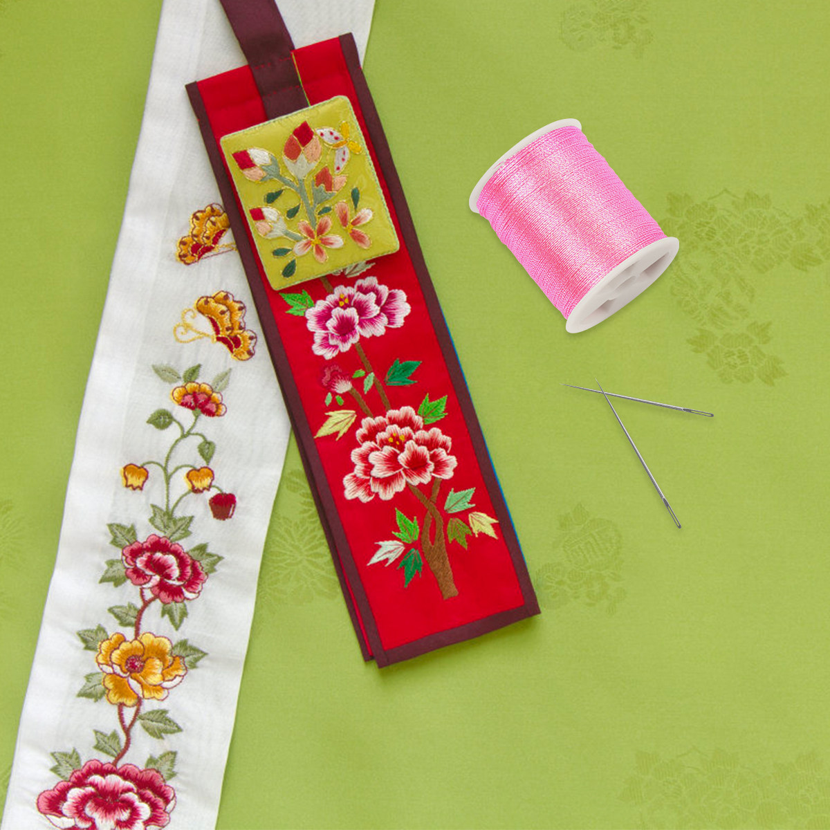 4 Rolls Sewing Thread Embroide - Embroidery Floss Thread ulasan dan harga