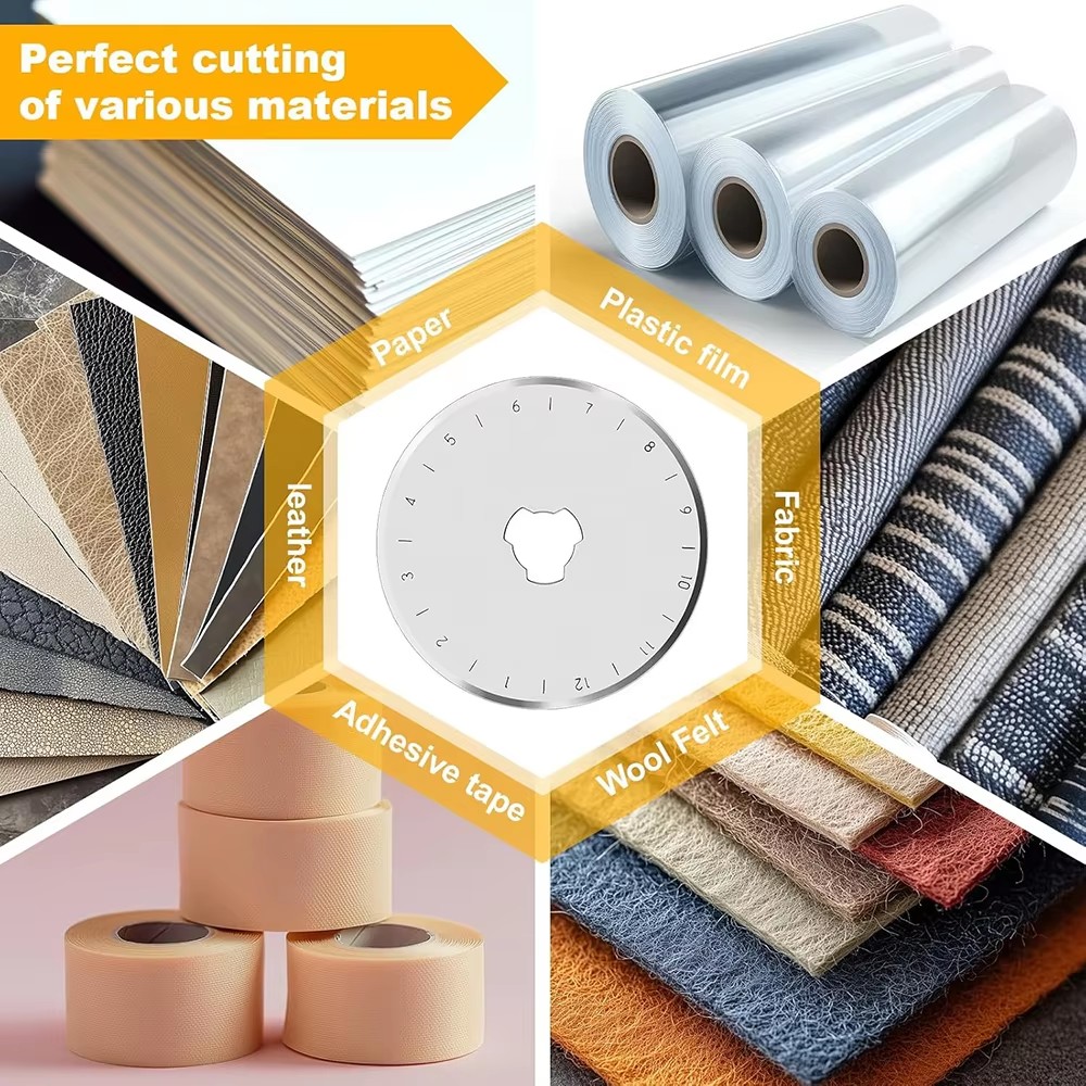 10PCS 45mm Rotary Cutter Blade - Rotary Cutter Fabric ulasan dan harga