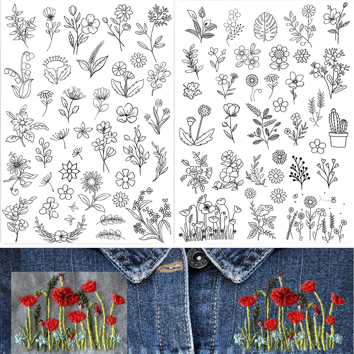 72Pcs Water Soluble Stabilizer - Textile Sewing Patterns ulasan dan harga