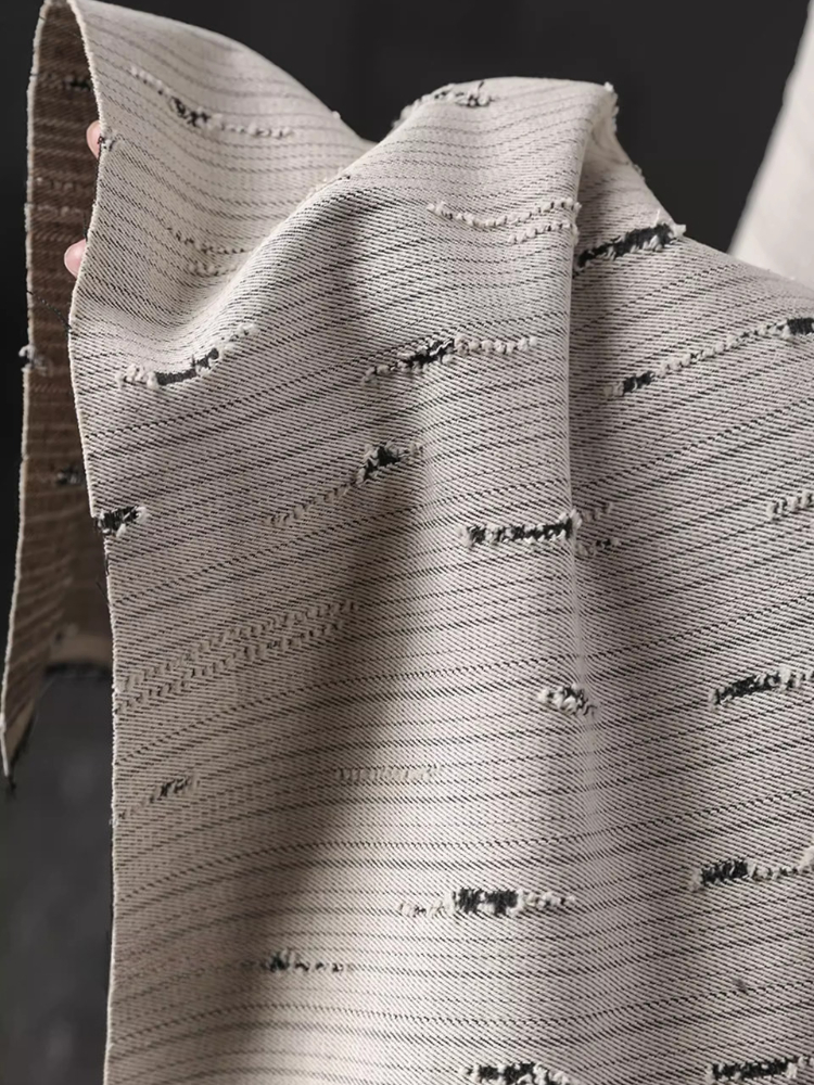 Striped Denim Cotton Jacquard  - Sewing Recycle ulasan dan harga