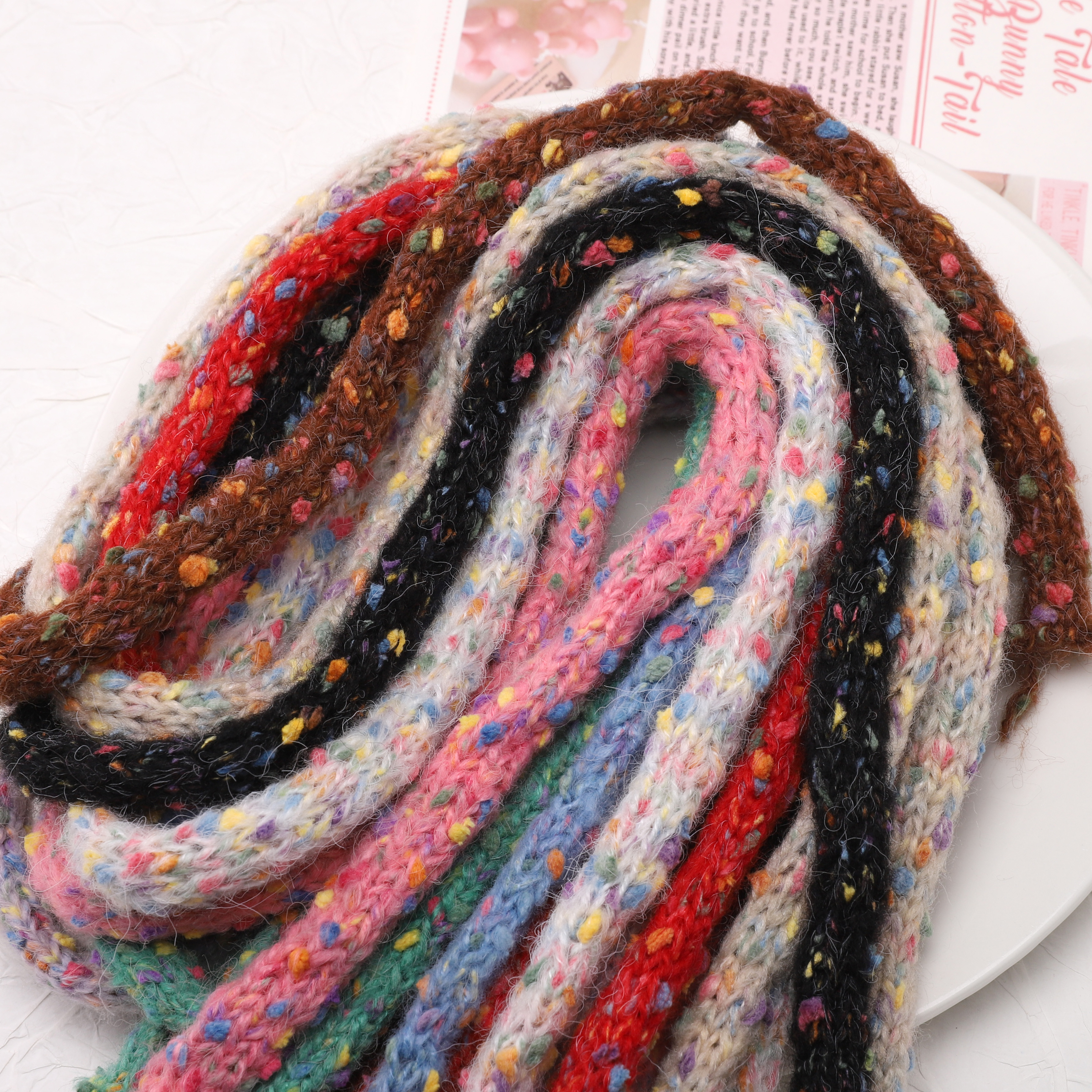 1Yard Soft Polyester Colorful  - Sewing Recycle ulasan dan harga