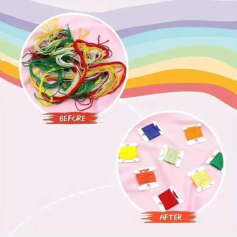 Embroidery Thread Organizer 10 - Embroidery Floss Thread ulasan dan harga