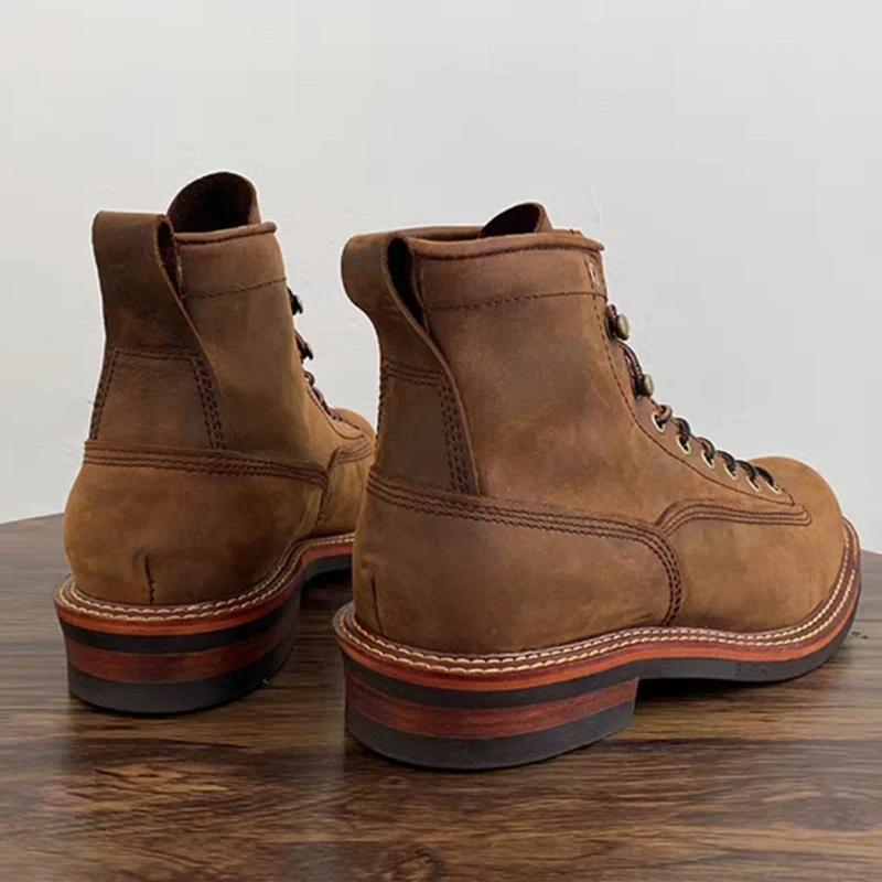 Vintage British Men Ankle Boot - Sewing Necessities ulasan dan harga