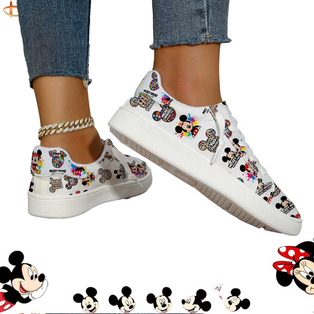 Disney Mickey & Minnie Leopard - Sewing Cloth ulasan dan harga