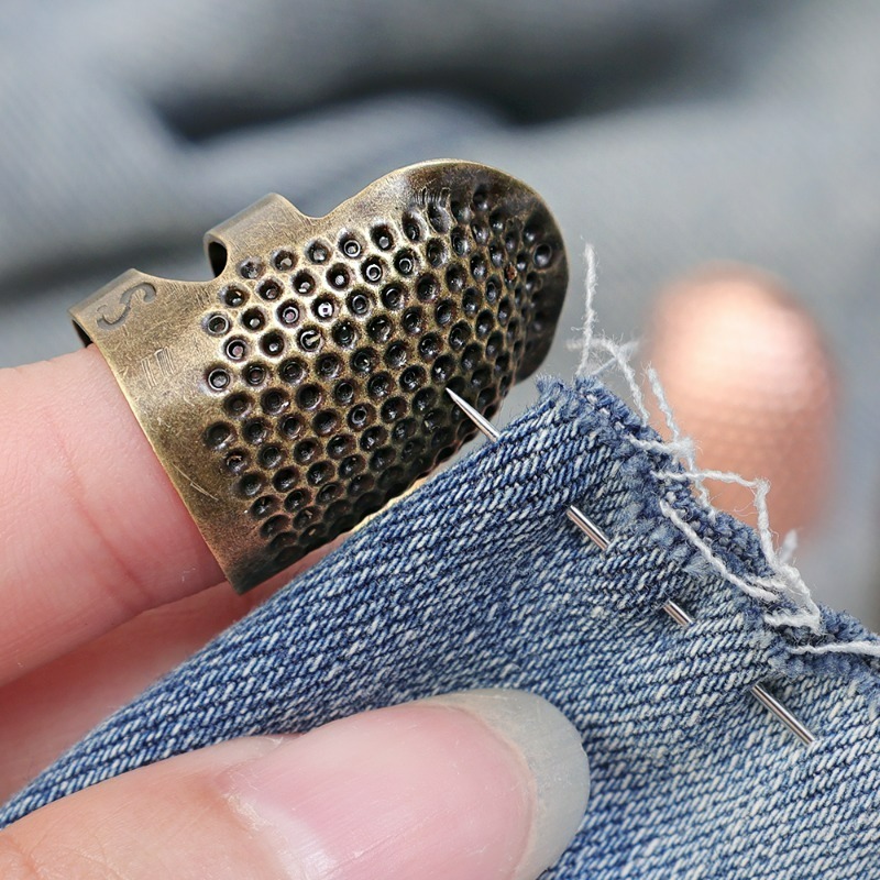 1/50x Sewing Thimble Retro Sew - Sewing Thimble Metal ulasan dan harga