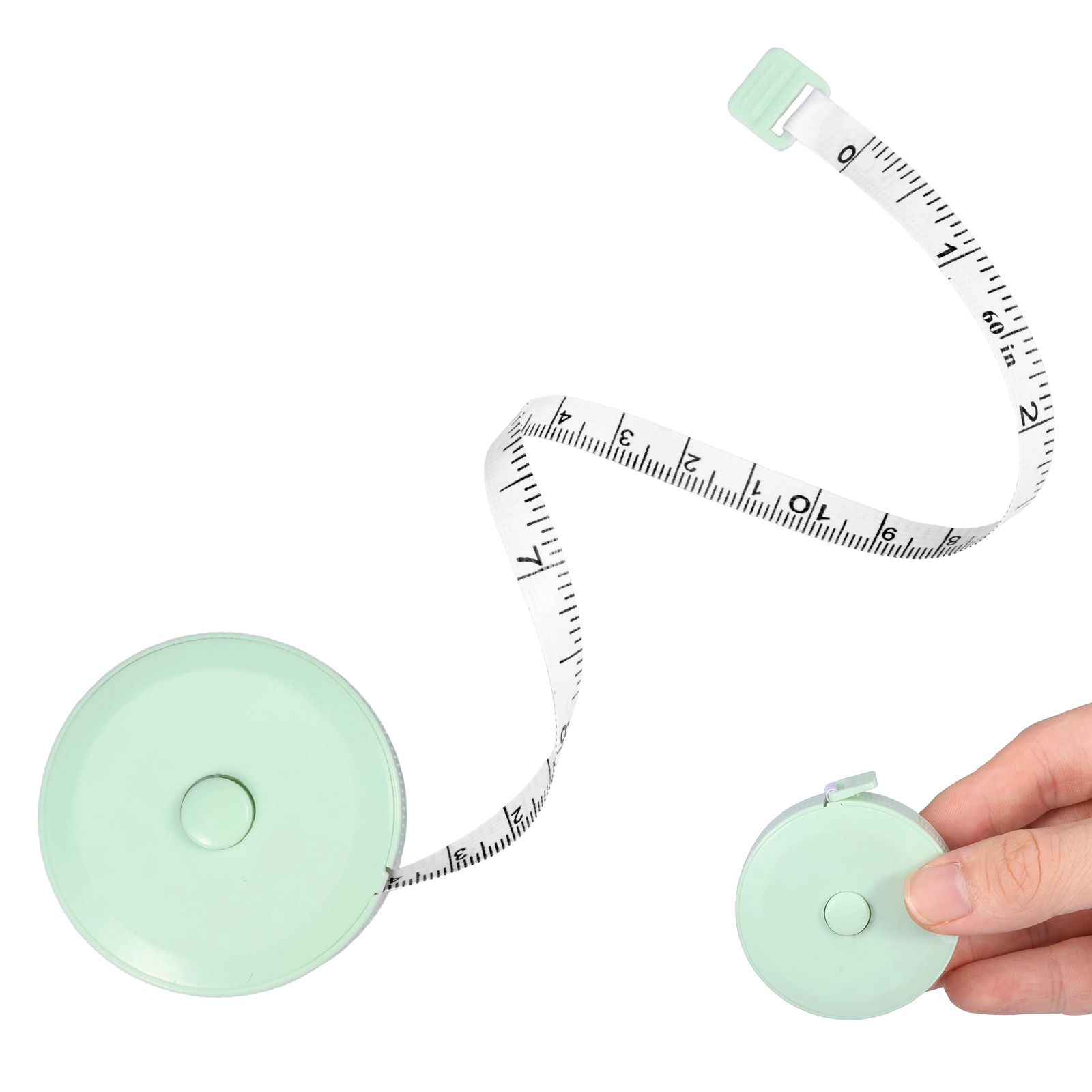 1PC 1.5m Small Tape Measure Do - Sewing Recycle ulasan dan harga