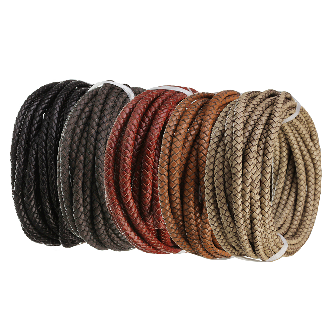 1M/Lot 6mm Braided Genuine Lea - Sewing Thread In Textile ulasan dan harga
