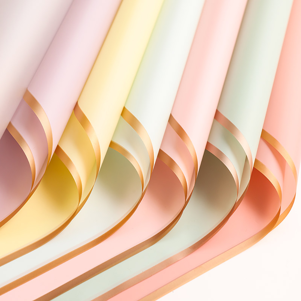 10 Sheets Flower Wrapping Pape - Pattern Tissue Paper ulasan dan harga