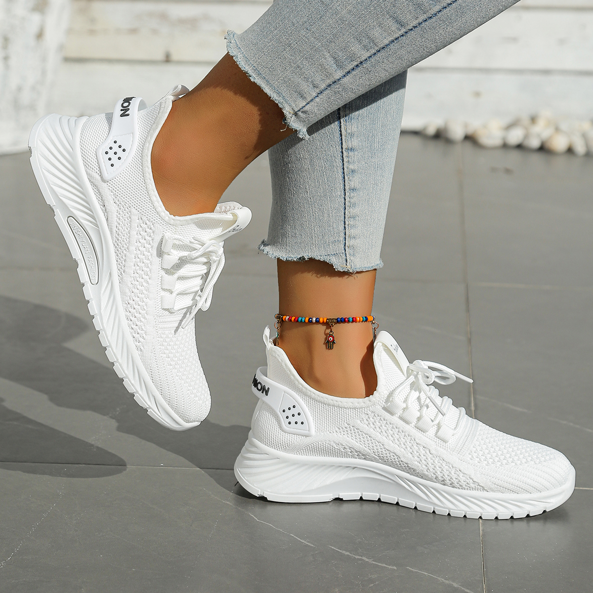 Women shoes casual sneaker fal - Sewing Cloth ulasan dan harga