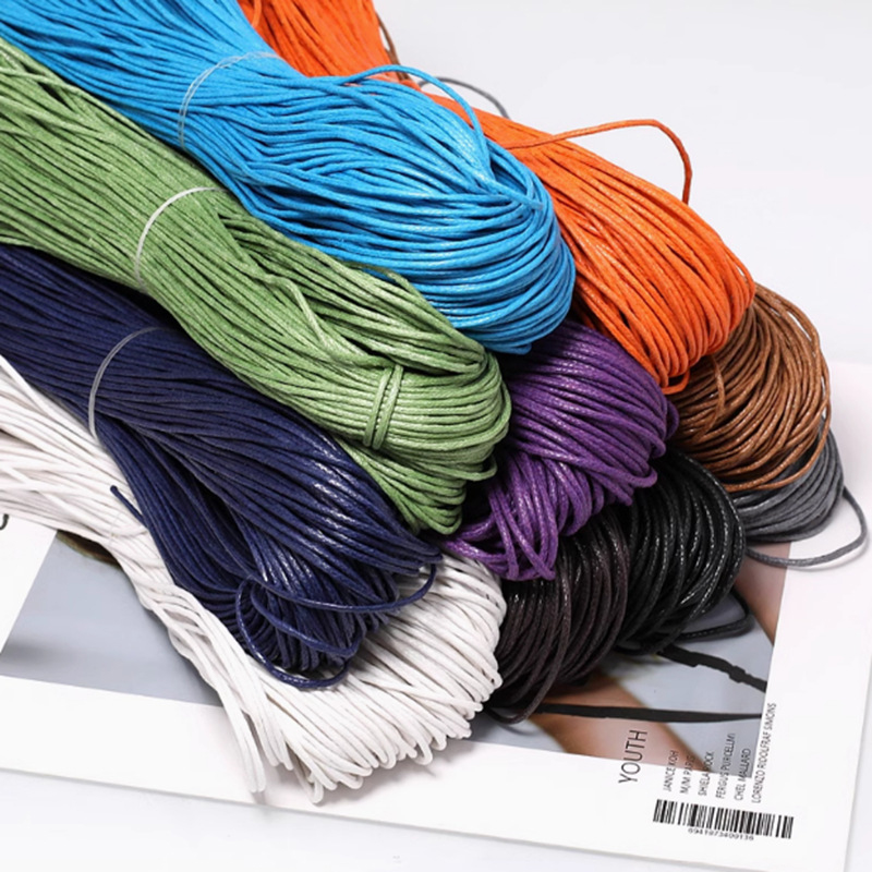 About 45m Wax Thread Cotton Co - Sewing Thread In Textile ulasan dan harga