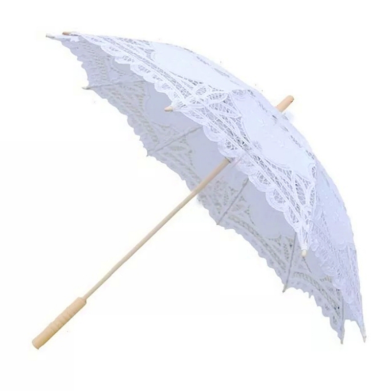 New Vintage Lace Umbrella Hand - Sewing Art ulasan dan harga