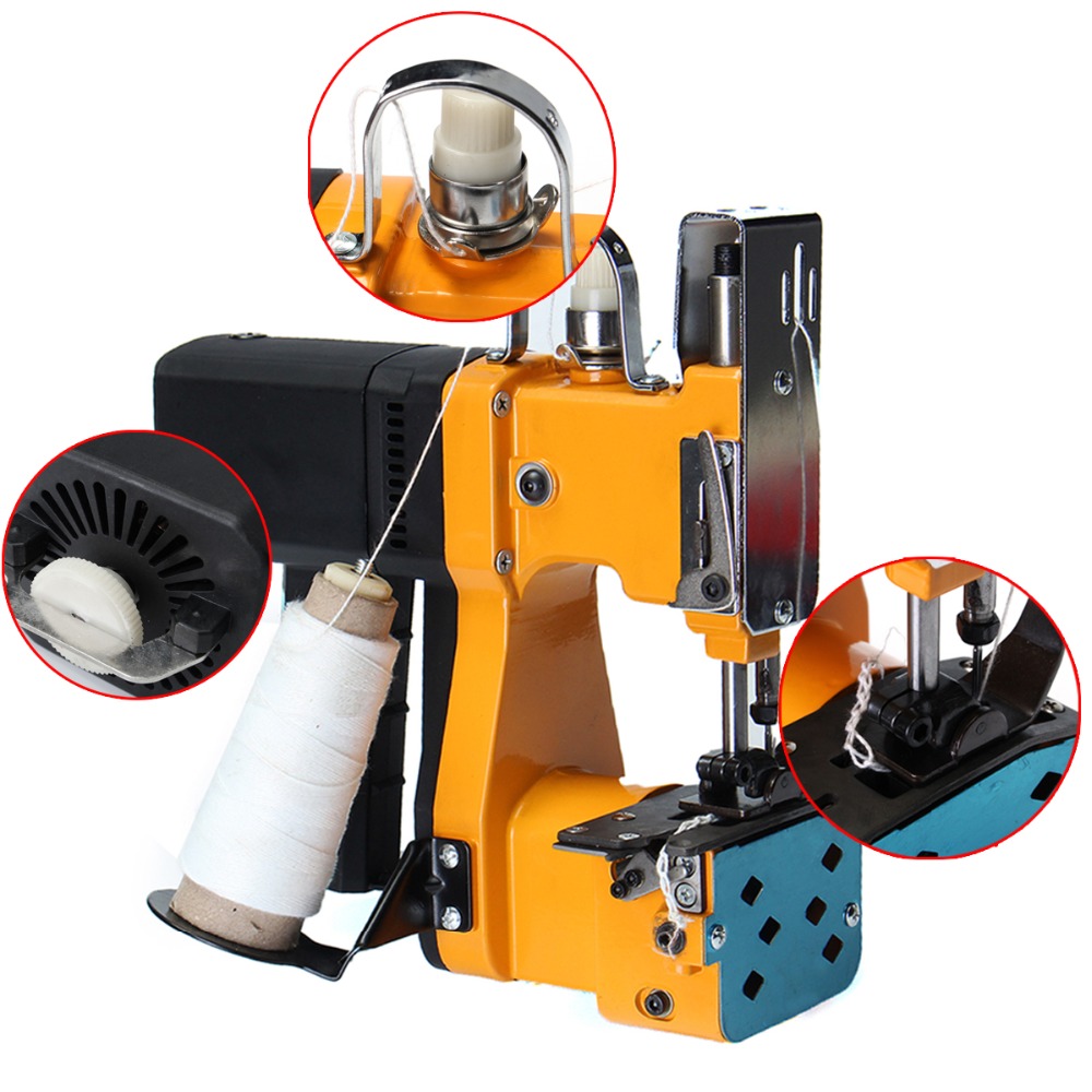 Electric Woven Bag Closing Mac - Textiles Sewing Machine ulasan dan harga