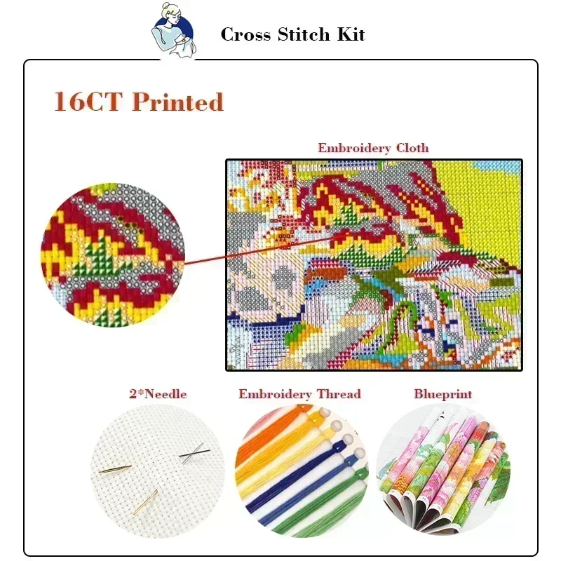 Joy Sunday Cross Stitch Kits F - Textile Sewing Patterns ulasan dan harga