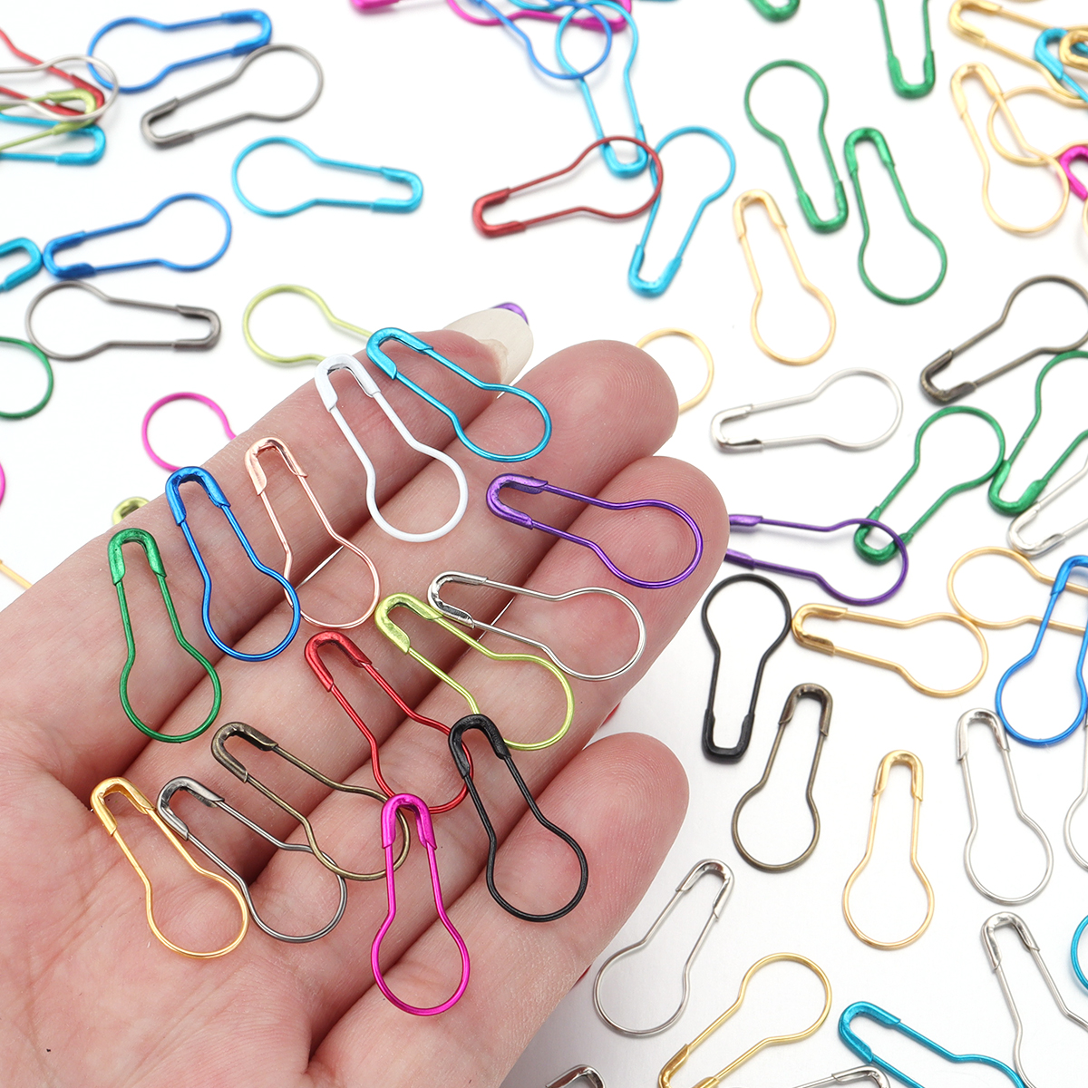 200Pcs/Lot Metal Pins Crochet  - Sewing Necessities ulasan dan harga