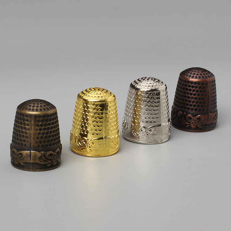 Thimble Ring Retro Finger Prot - Sewing Thimble Metal ulasan dan harga