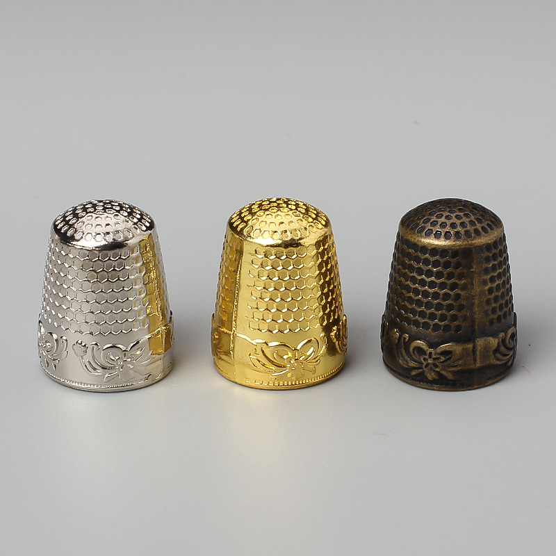 Thimble Ring Retro Finger Prot - Sewing Thimble Metal ulasan dan harga